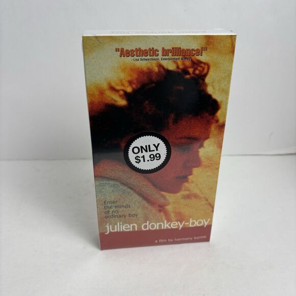 Julien Donkey-Boy VHS Cult Movie Harmony Korine-New & Sealed-Rare Out of Print - Picture 1 of 6